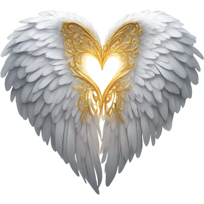 heart with angel wings emoji
