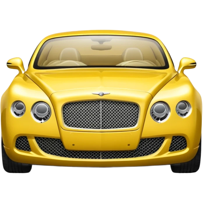 Yellow Bentley emoji