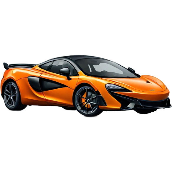 orange and black mclaren emoji