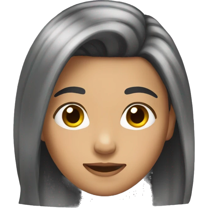 girl with pony hair emoji