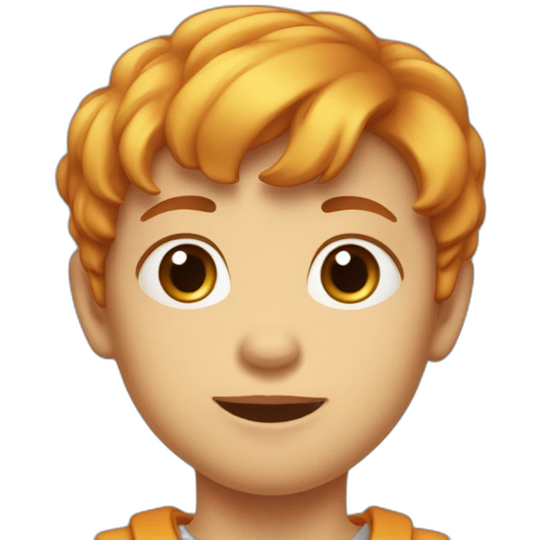 Petit garçon roux emoji