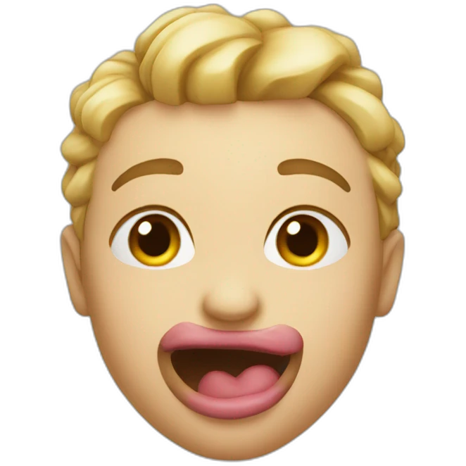 Wink lipbite emoji