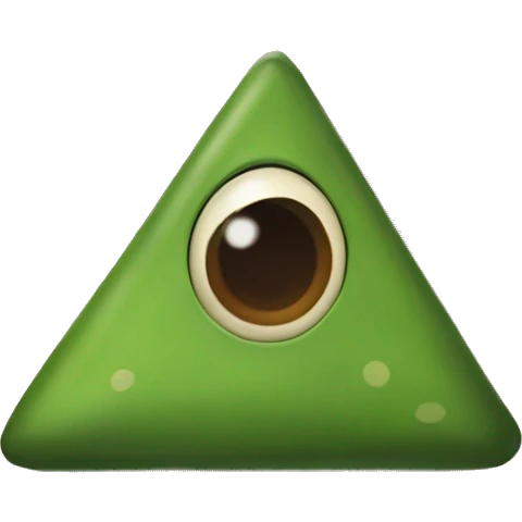 DINOSURIO TRIANGULAR emoji