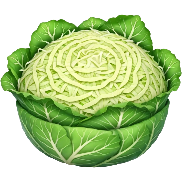 a big pile of grated cabbage no leaves and no cabbage emoji