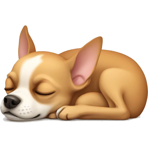 Chihuahua sleeping emoji