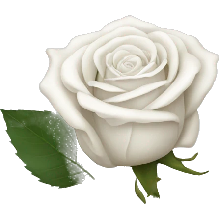 White rose emoji
