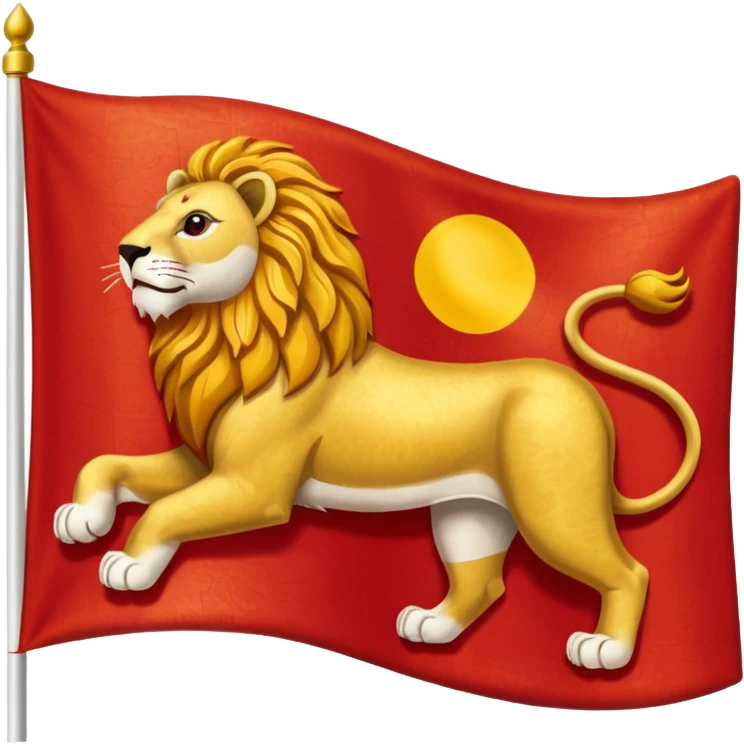 پرچم شیر و خورشید ایران emoji