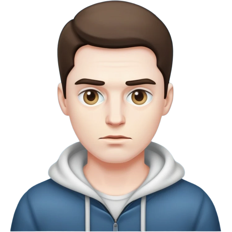Cold man who is mogging emoji