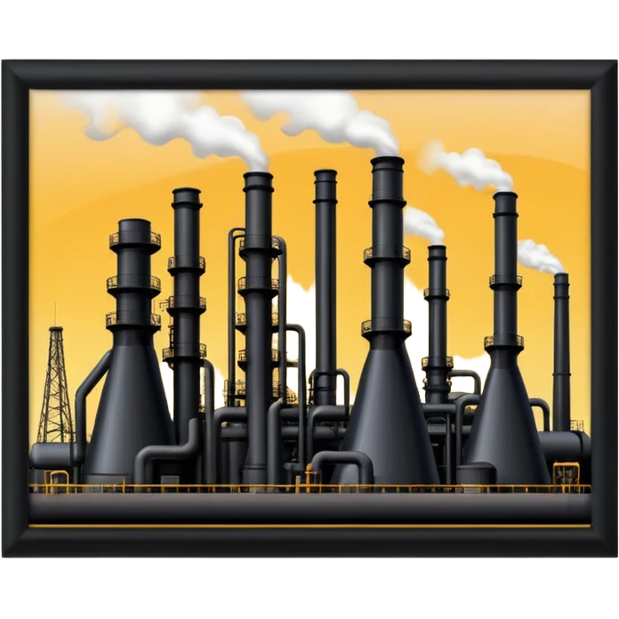 black oil refineries emoji