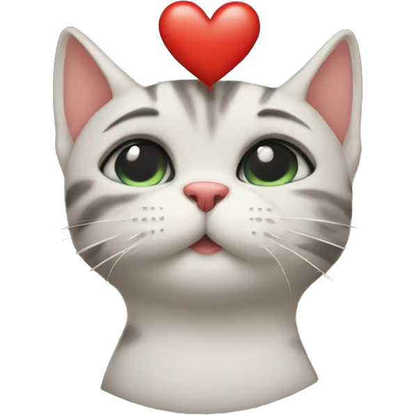 Kissing cat emoji