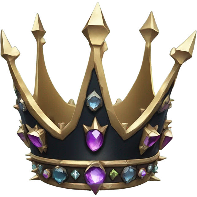 evil crown emoji