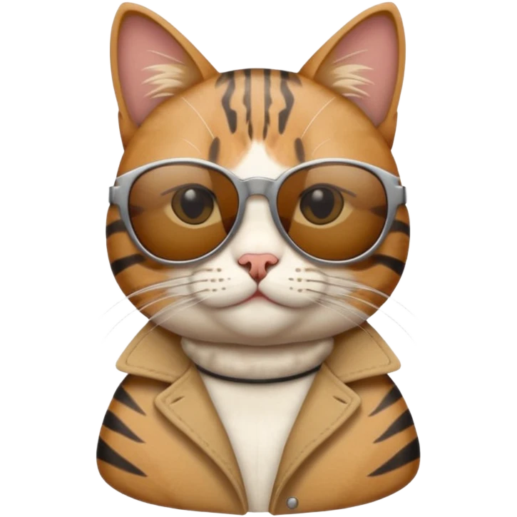 Cat wearing sunglasses emoji