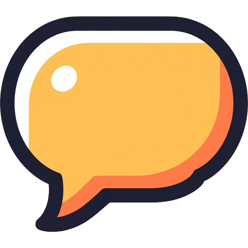 comment bubble icon emoji
