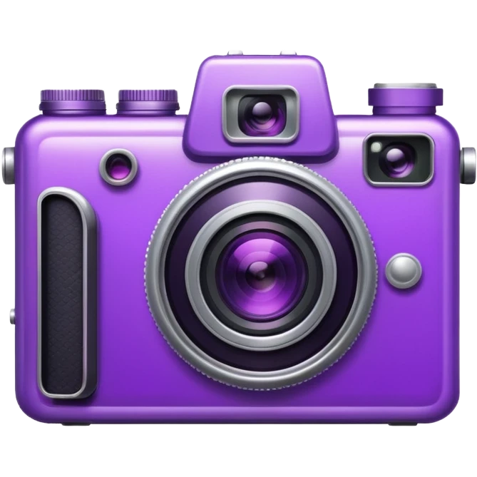 Purple camera emoji
