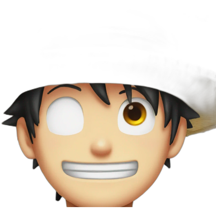 One piece luffy emoji