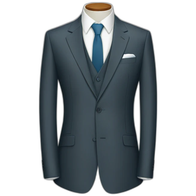 Tailor made suit  emoji