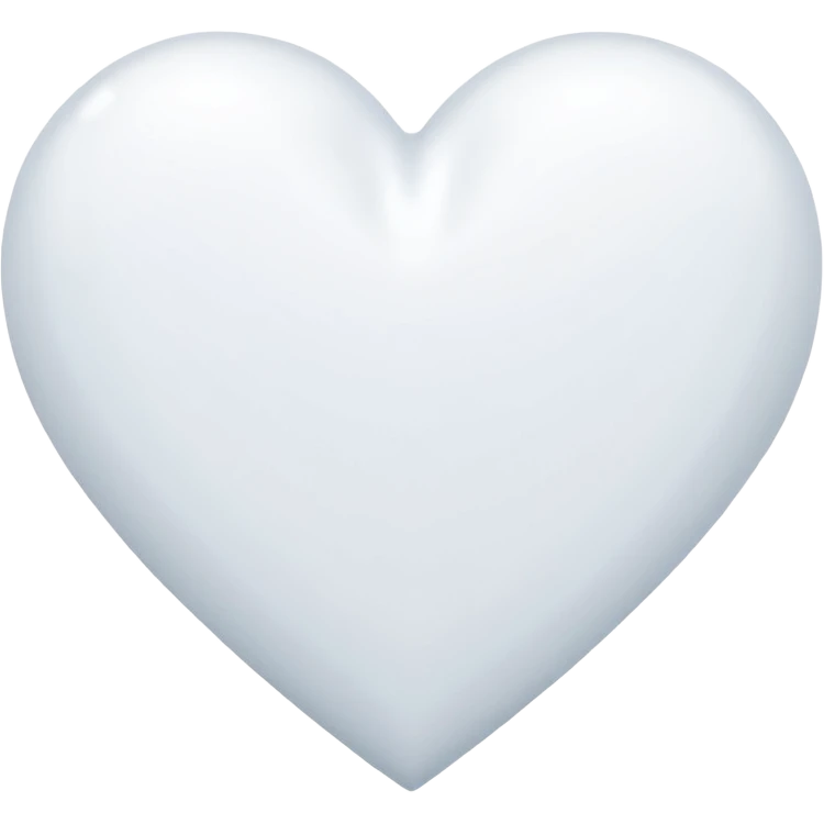 snow heart emoji