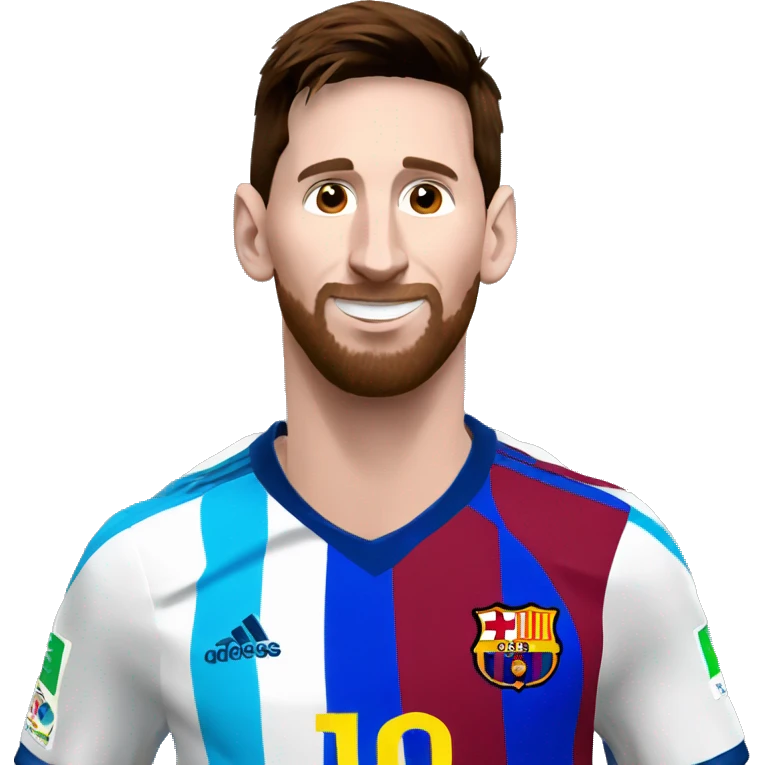 lionel messi with goat emoji
