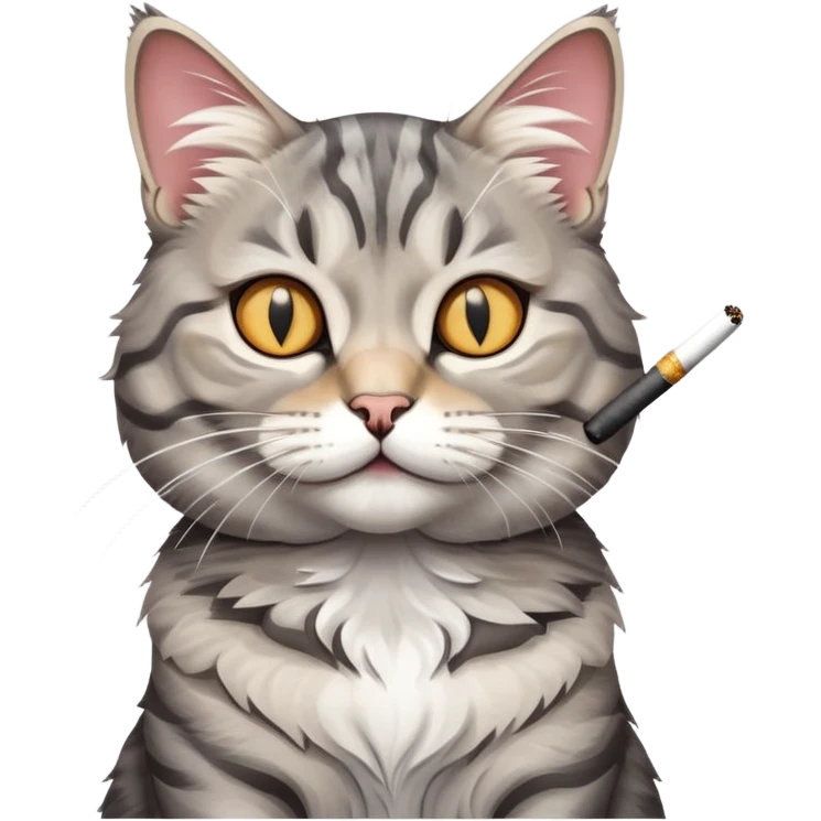smoking cat emoji
