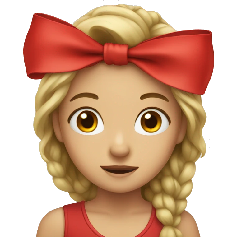 red bow emoji
