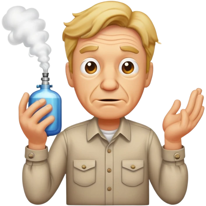Men Flatulence emoji