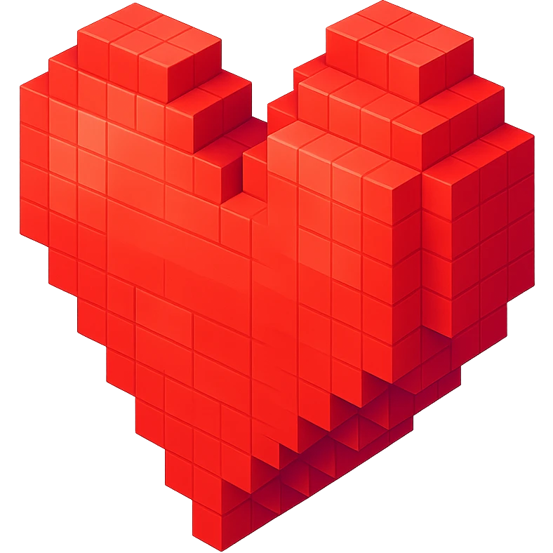 Heart red emoji