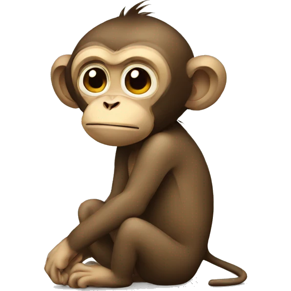 sad monkey emoji
