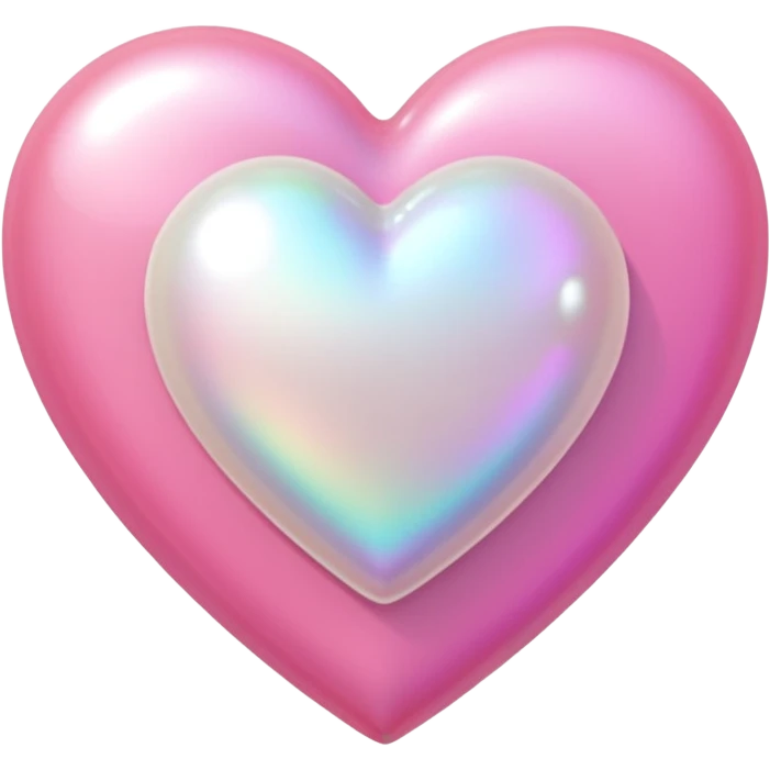 pink heart with one pearl emoji