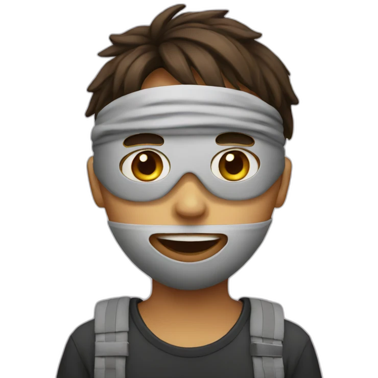 boy in mask emoji
