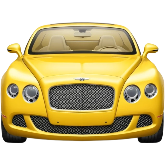 Yellow Bentley emoji
