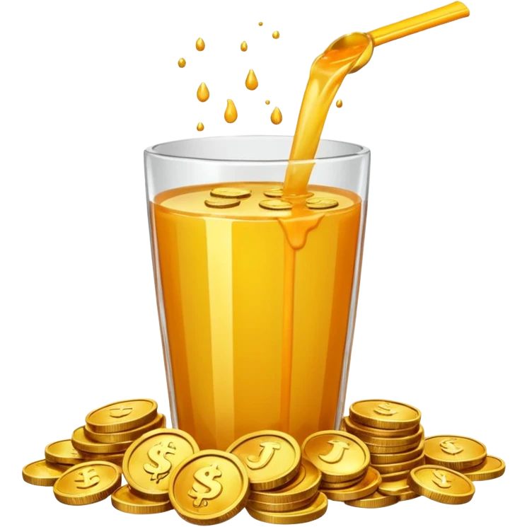 juiced in money emoji