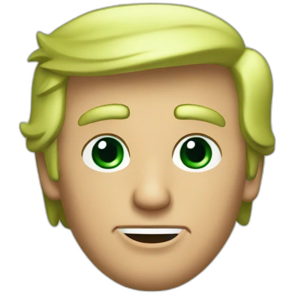 green donald trump emoji