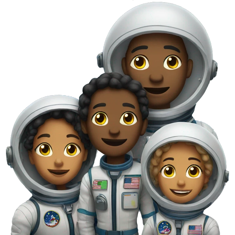 Family in space  emoji