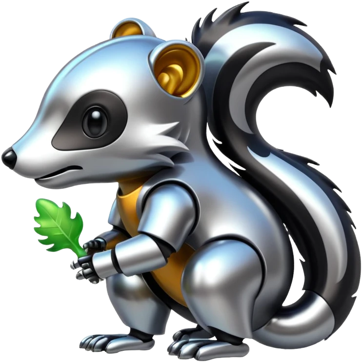 robo skunk with bacteria emoji