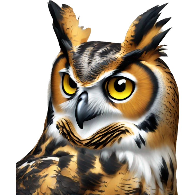 Great horned owl  emoji
