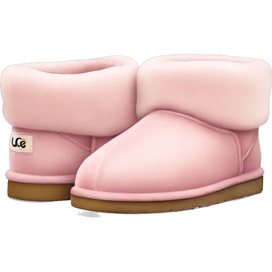 light pink ugg slippers  emoji