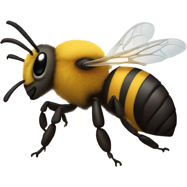 bee doing business emoji