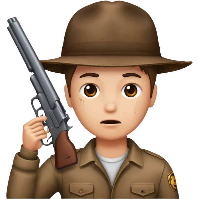 Gun to head emoji
