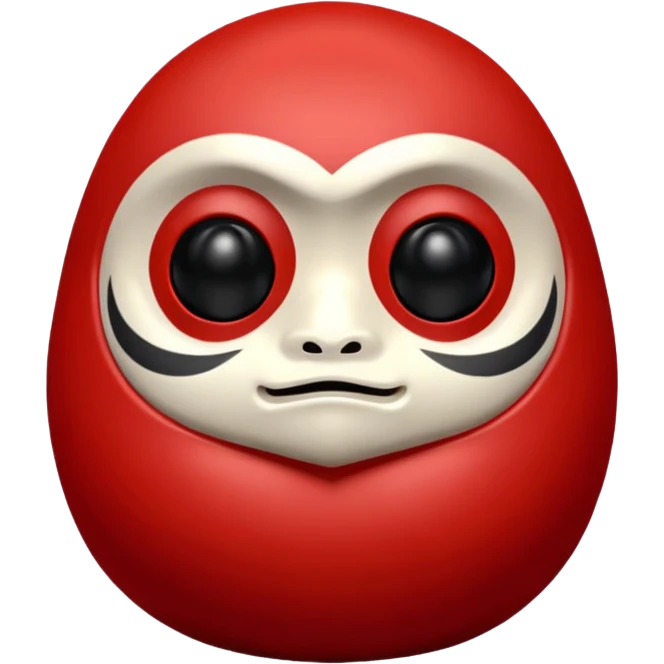 Daruma Figure emoji