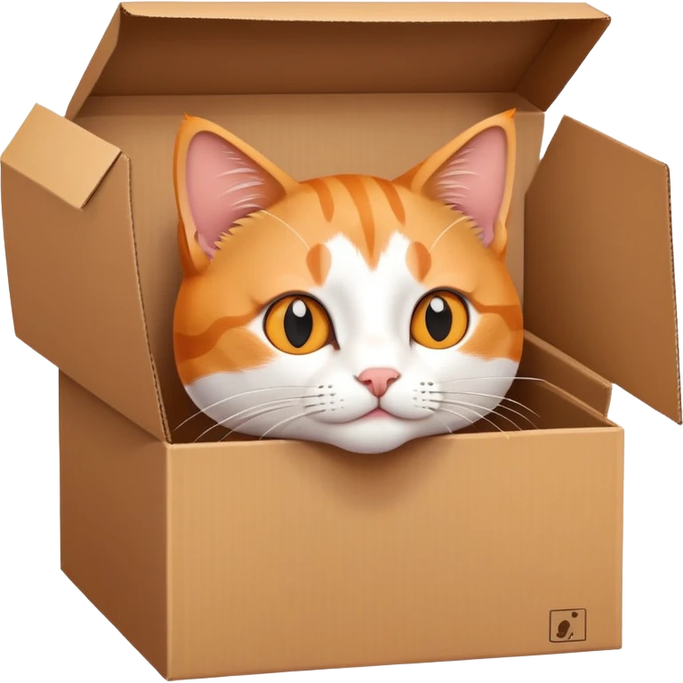 cat in a box emoji