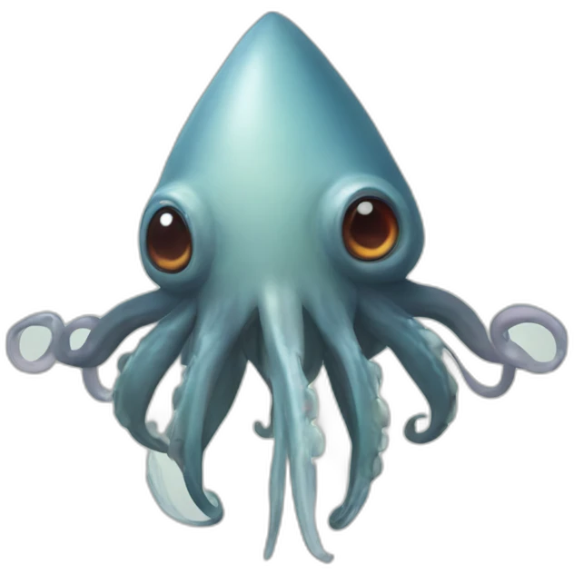 Rocket-squid emoji