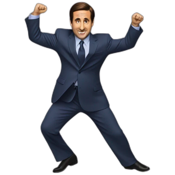 Michael scott dancing emoji