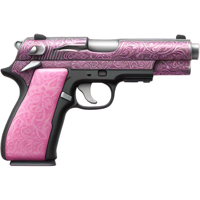 pink gun  emoji