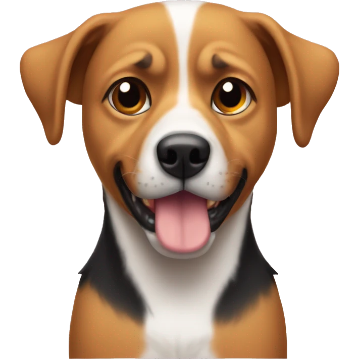 perro comiéndose una zanahoria emoji