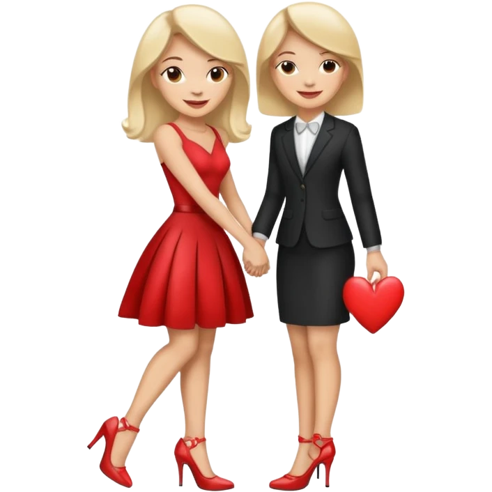 😗+🤌+👠+❤️ emoji