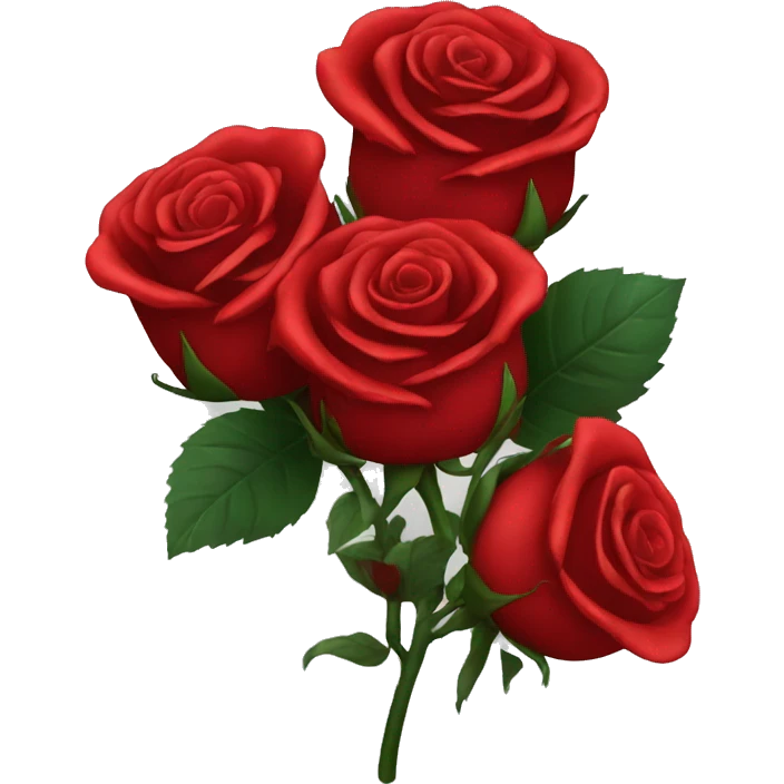 red roses with blood emoji