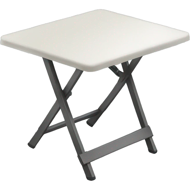 Folding plastic table emoji