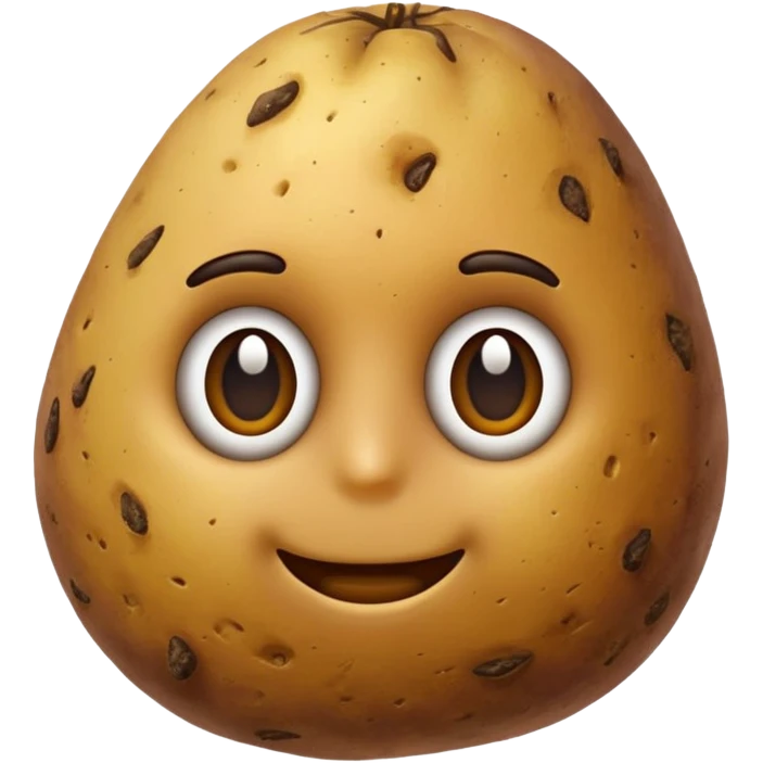 potato without face emoji