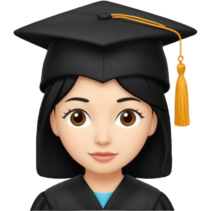 knitting hat that wear on graduation year from university without person, only hat emoji