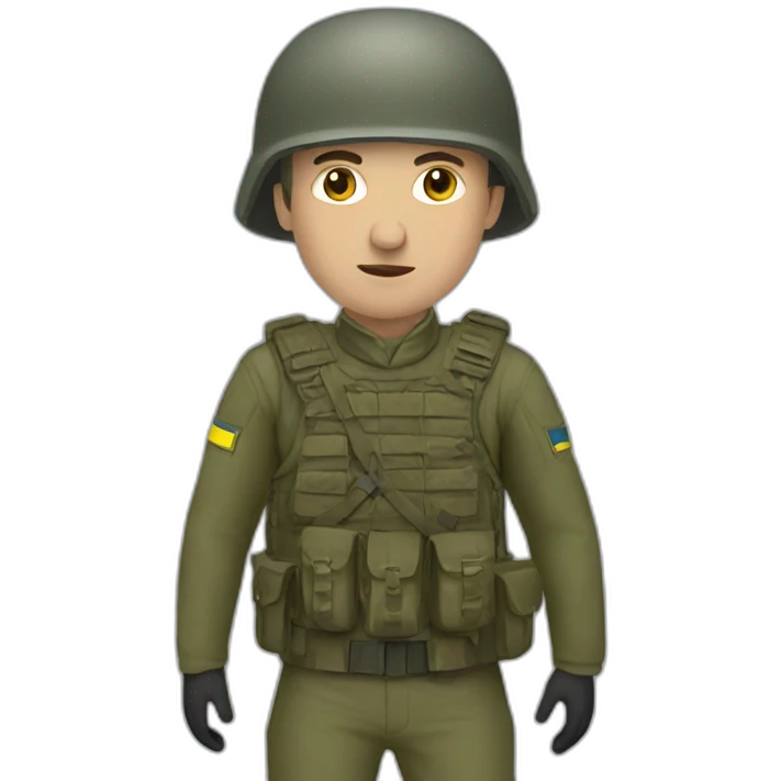 ukranian soldier emoji
